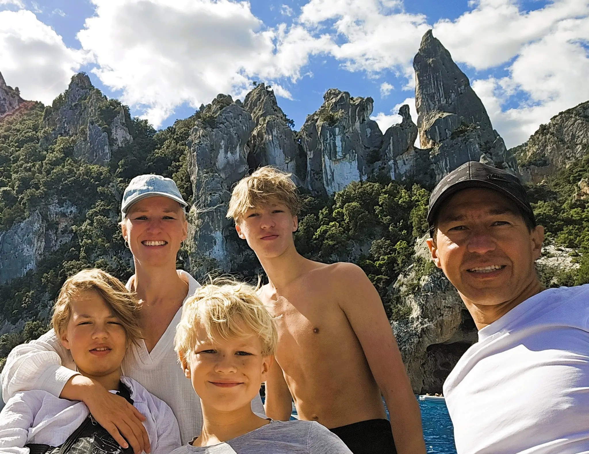 Patrick and his family — the reason behind everything